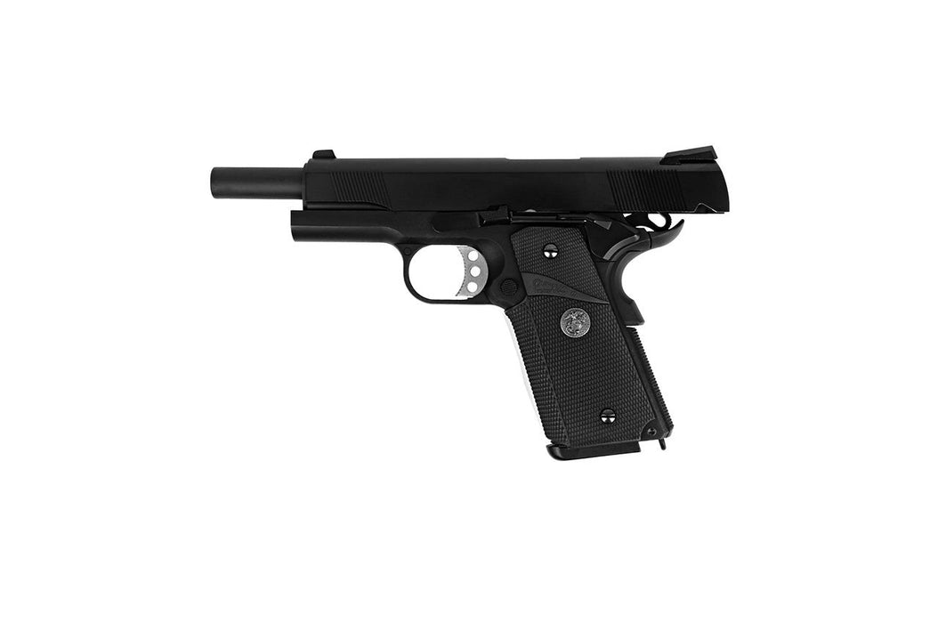 WE Tech M1911 MEU Tanio Koba Airsoft Gas Blowback Pistol (BLACK)