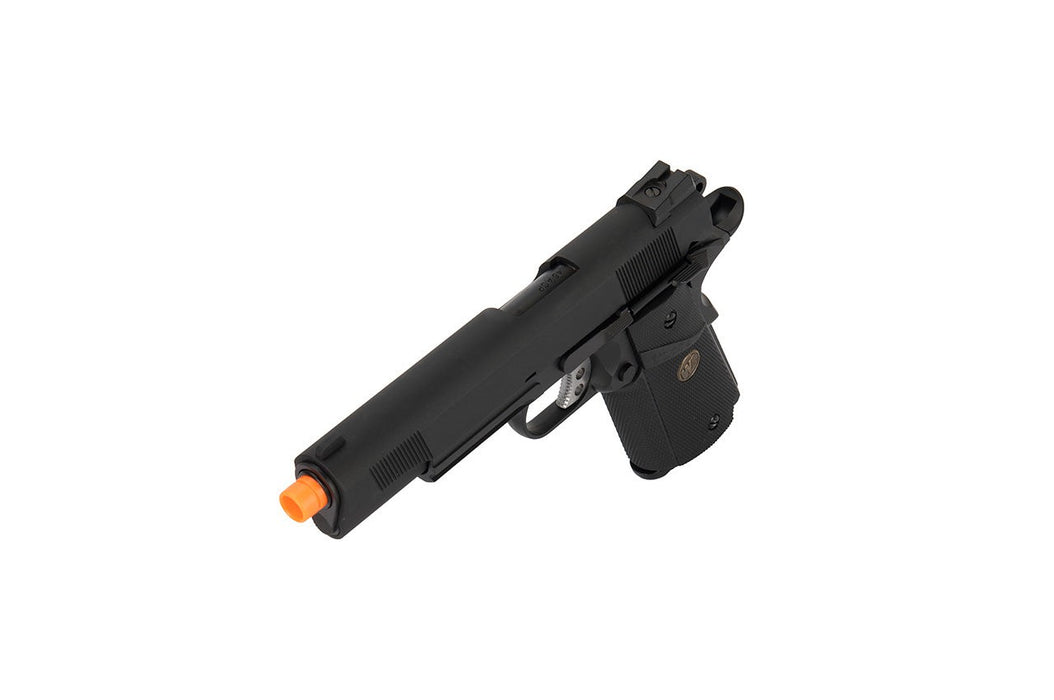 WE Tech 1911 Full Metal MEU Airsoft Gas Blowback Pistol (BLACK)