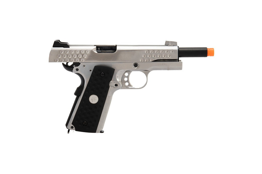 WE Tech Full Metal Knighthawk 1911 Gas Blowback Airsoft Pistol (SILVER)