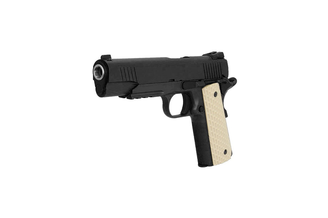 WE Tech Desert Warrior 5.1 M1911 Airsoft Gas Blowback Pistol (BLACK)