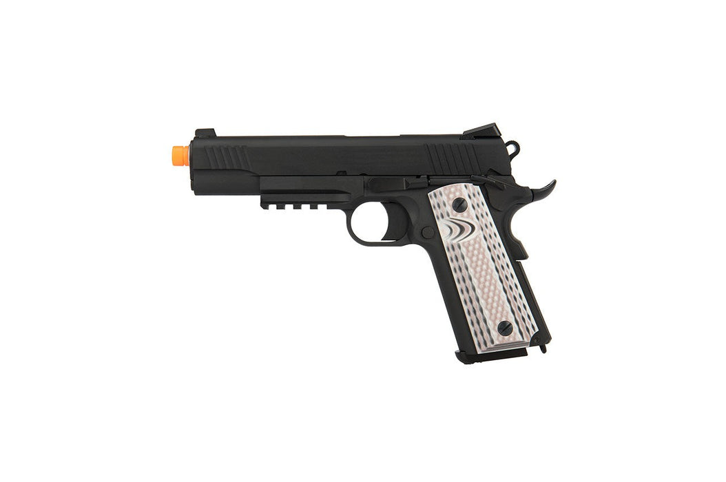 WE Tech Full Metal 1911 M45A1 Gas Blowback Airsoft Pistol (BLACK)