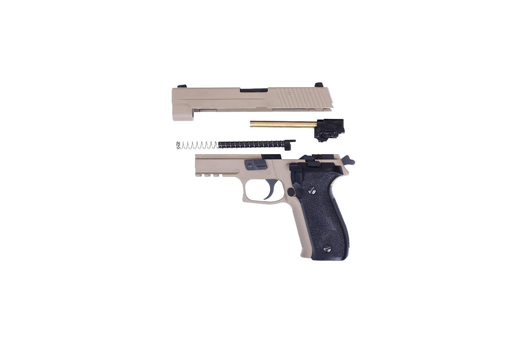 WE Tech F226 Series MK25 Gas Blowback GBB Airsoft Pistol (TAN)