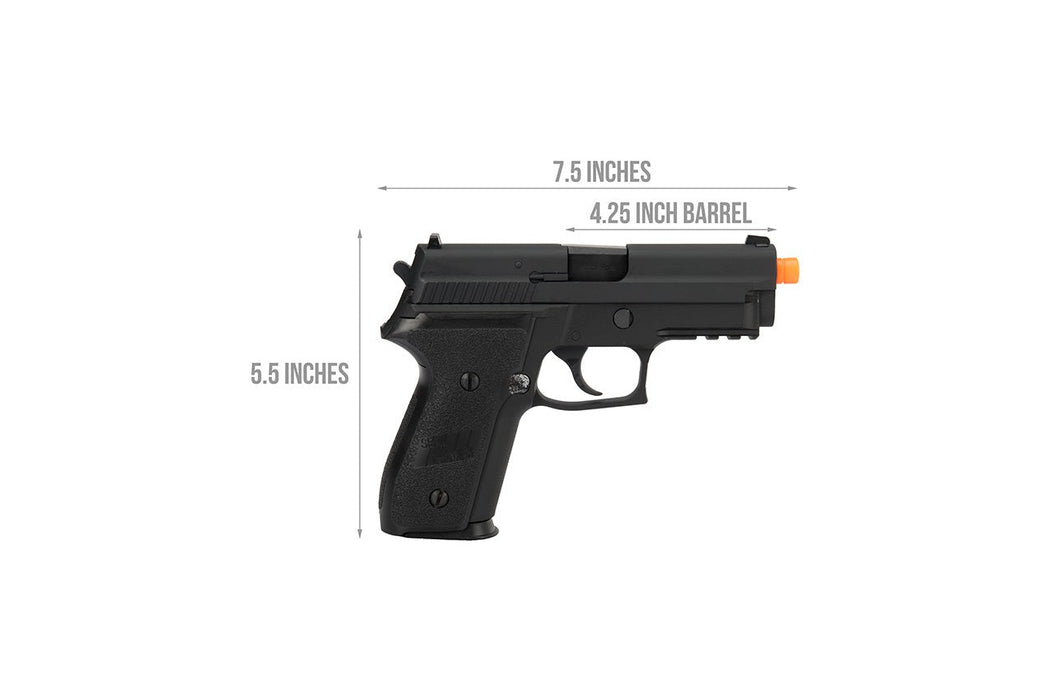 WE Tech F229R Series Gas Blowback GBB Airsoft Pistol (BLACK)