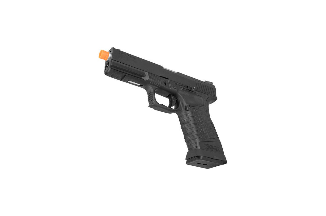 WE Tech GP1799 T1 Gas Blowback Airsoft Pistol (BLACK / SILVER BARREL)