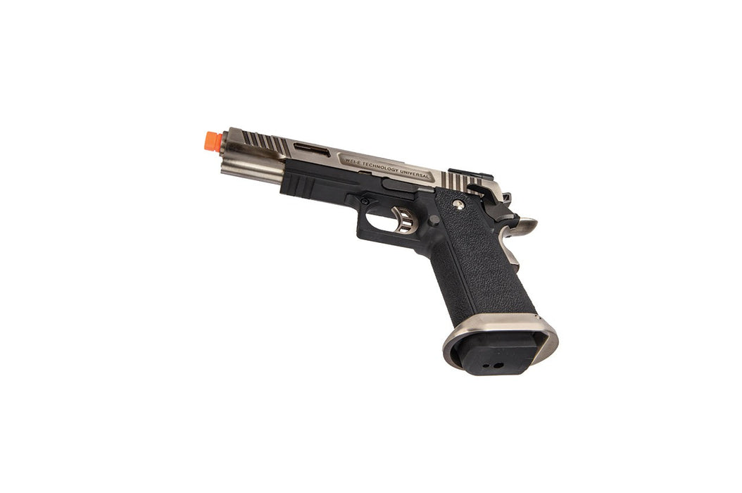 WE-Tech Hi-Capa 5.1 T-Rex Full Auto Gas Blowback Competition Pistol (Silver)