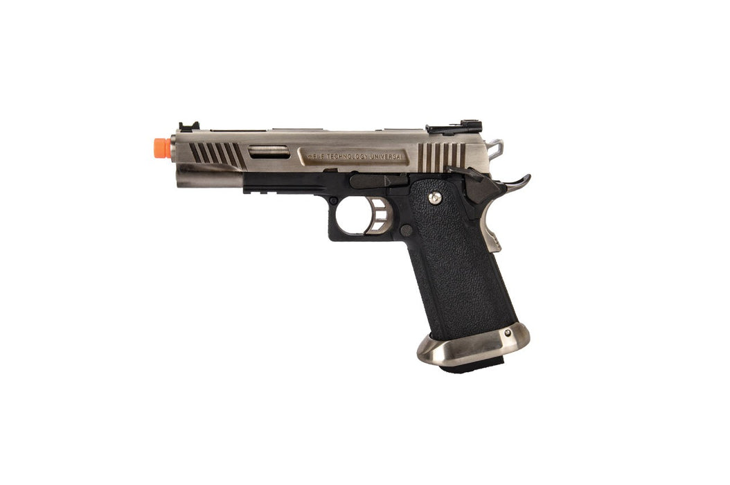 WE-Tech Hi-Capa 5.1 T-Rex Full Auto Gas Blowback Competition Pistol (Silver)