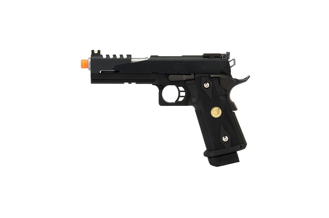 WE Tech Hi Capa 5.1 "Dragon" M1911 Gas Blowback Airsoft Pistol (BLACK)