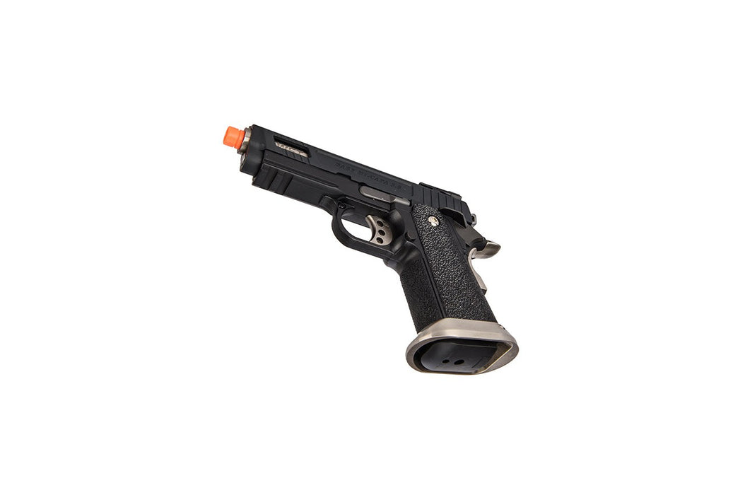 WE-Tech Hi-Capa 3.8 Velociraptor Full Auto Gas Blowback Pistol (Black)
