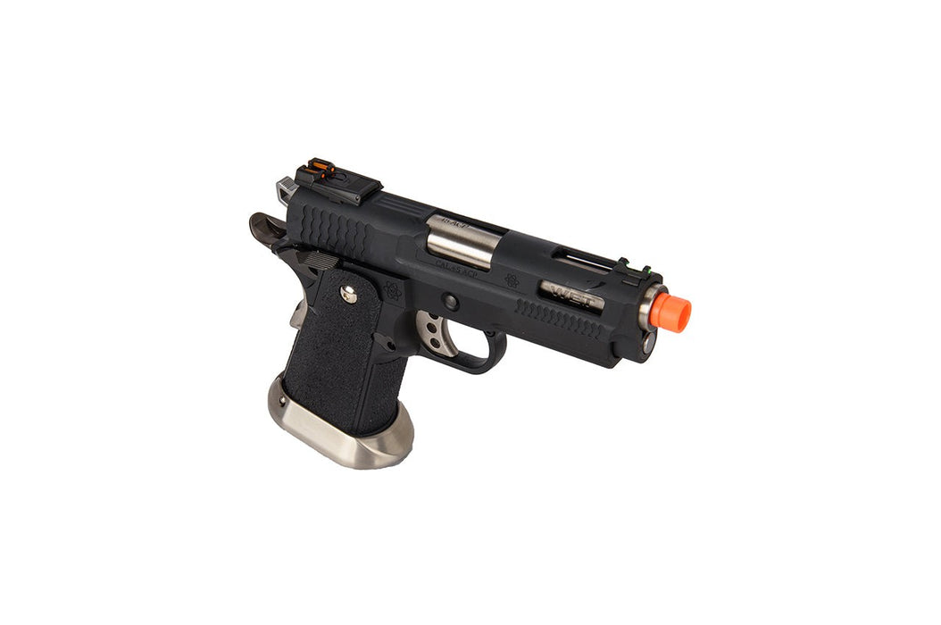 WE-Tech Hi-Capa 3.8 Brontosaurus Full Auto Gas Blowback Pistol (Black)