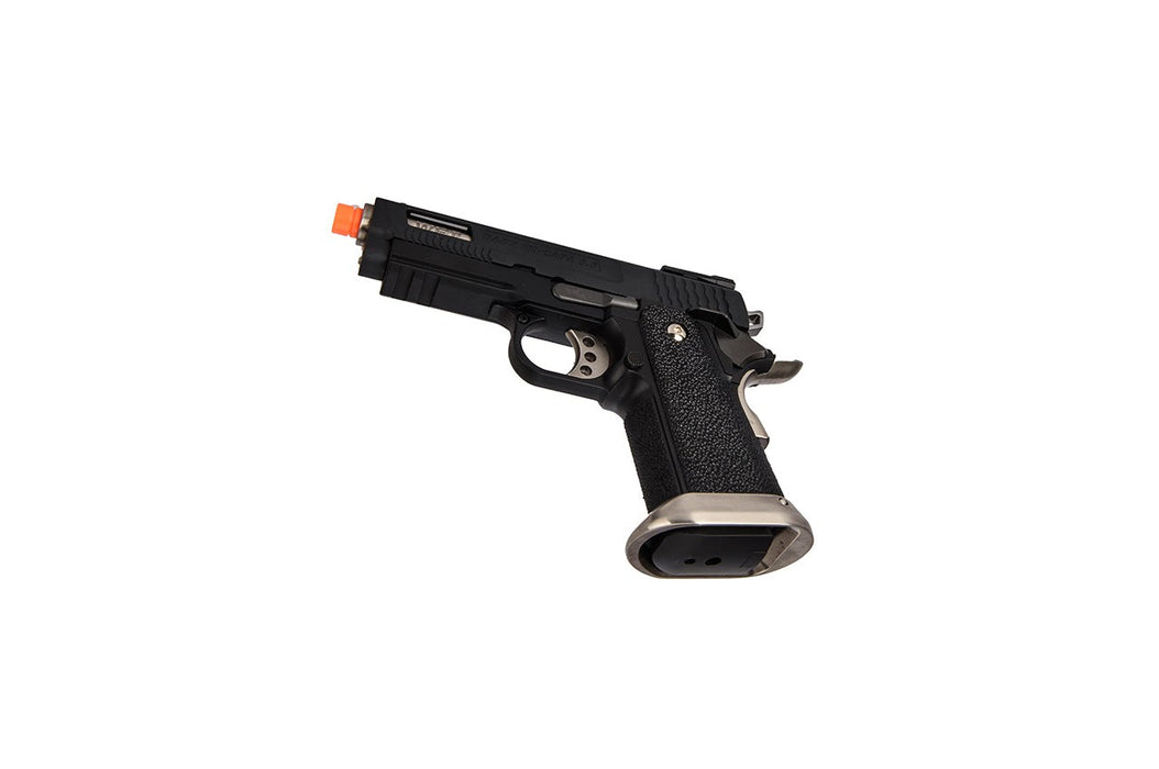 WE-Tech Hi-Capa 3.8 Brontosaurus Full Auto Gas Blowback Pistol (Black)