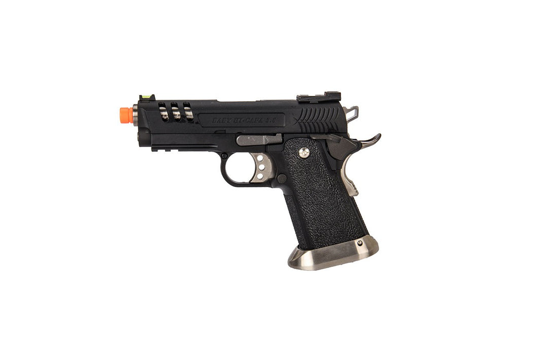 WE-Tech Hi-Capa 3.8 Deinonychus Gas Full Auto Blowback Pistol (Black)