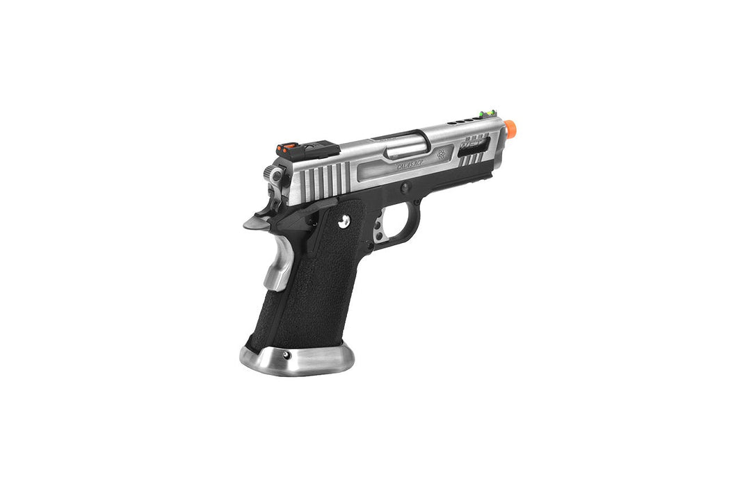 WE Tech 3.8 Velociraptor Full Metal Hi-Capa Gas Blowback Airsoft Pistol (BLACK)