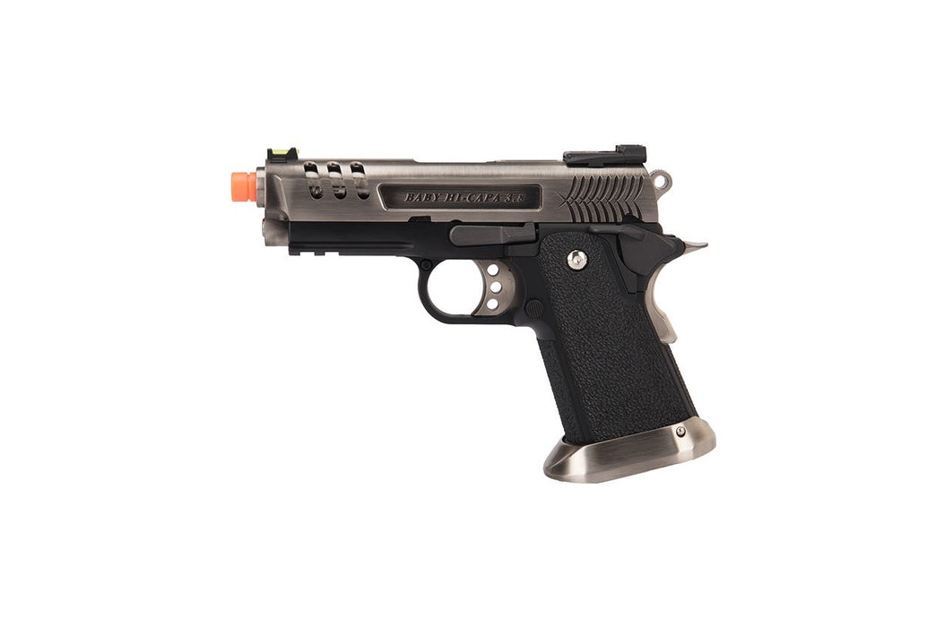 WE Tech 3.8 Hi-Capa Deinonychus Gas Blowback Airsoft Pistol (SILVER)