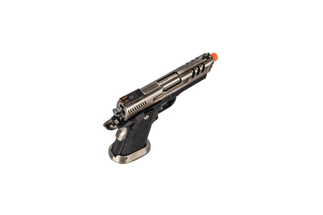 WE-Tech Hi-Capa 3.8 Deinonychus Full Auto Gas Blowback Pistol (Silver)