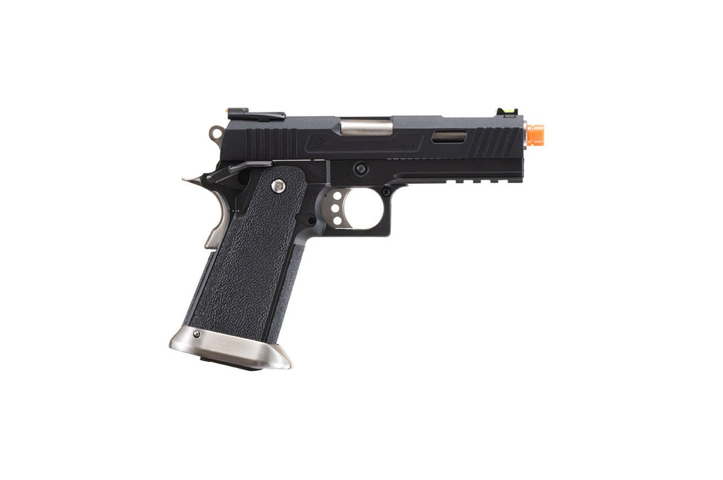 WE-Tech Hi-Capa 4.3 Allosaurus Gas Blowback Pistol (Color: Black)