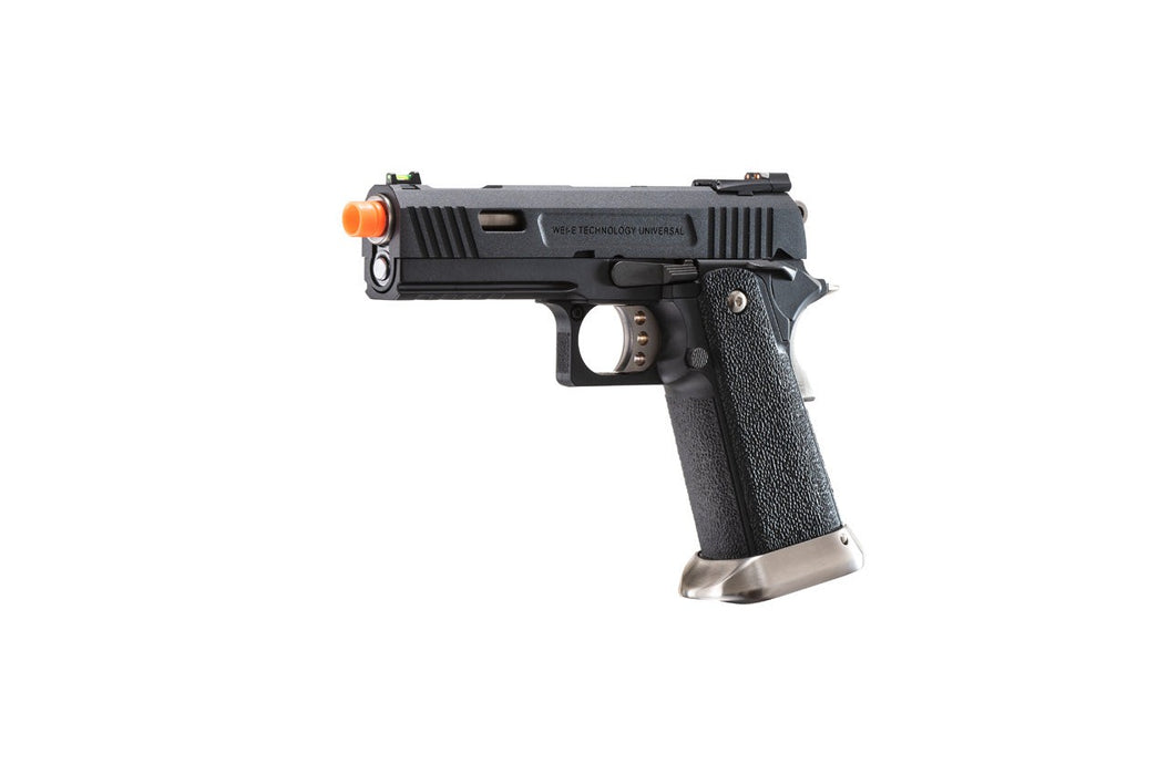 WE-Tech Hi-Capa 4.3 Allosaurus Gas Blowback Pistol (Color: Black)