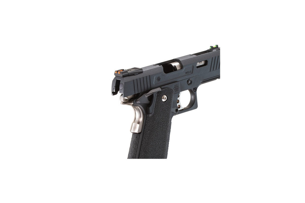 WE-Tech Hi-Capa 4.3 Allosaurus Gas Blowback Pistol (Color: Black)