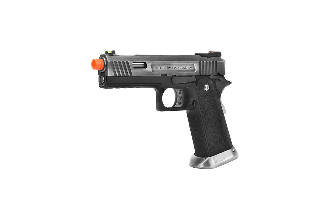 WE Tech 4.3 Allosaurus Full Metal Hi-Capa Gas Blowback Airsoft Pistol (BLACK)