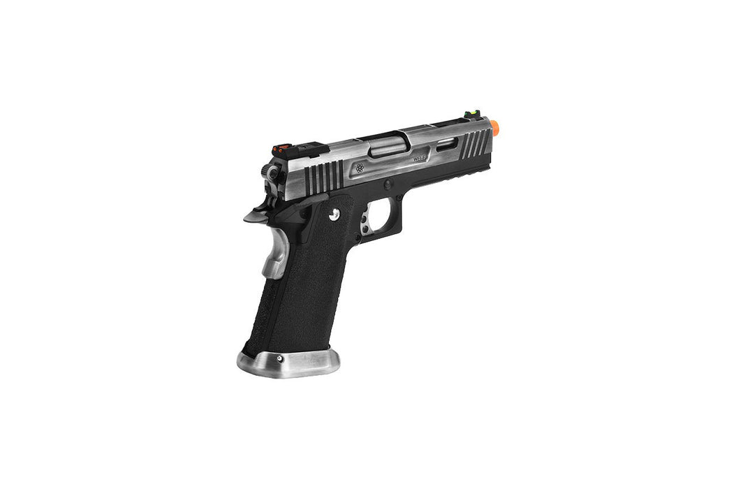 WE Tech 4.3 Allosaurus Full Metal Hi-Capa Gas Blowback Airsoft Pistol (BLACK)