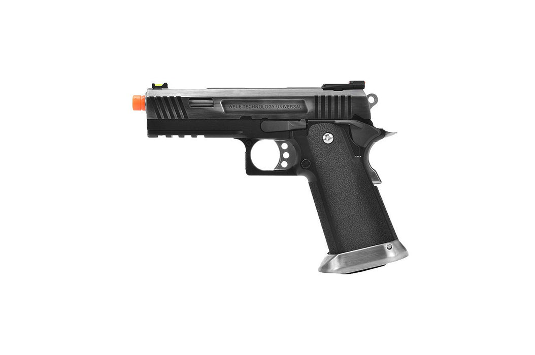 WE Tech 4.3 Allosaurus Full Metal Hi-Capa Gas Blowback Airsoft Pistol (BLACK)