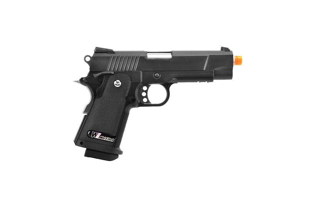 WE-Tech  Full Metal Hi-Capa 4.3 Compact Gas Blowback Airsoft Pistol (BLACK)