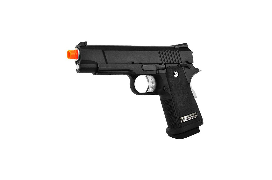 WE-Tech  Full Metal Hi-Capa 4.3 Compact Gas Blowback Airsoft Pistol (BLACK)