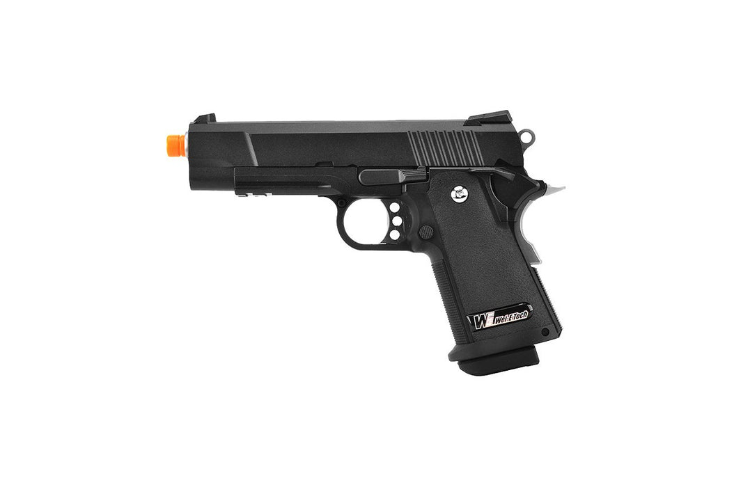 WE-Tech  Full Metal Hi-Capa 4.3 Compact Gas Blowback Airsoft Pistol (BLACK)