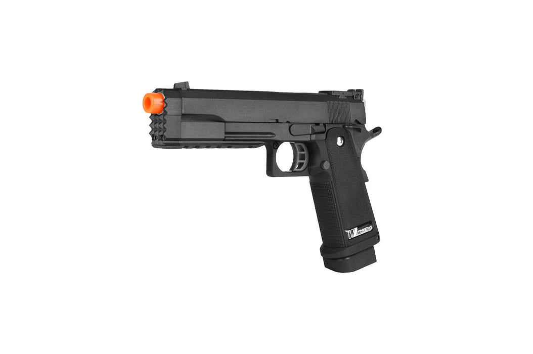 WE-Tech  Full Metal Hi Capa 5.2 R Version GBB Airsoft Pistol (BLACK)