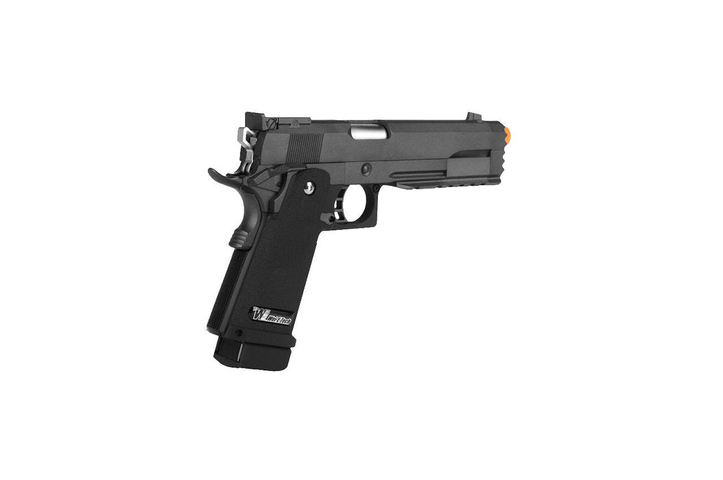 WE-Tech  Full Metal Hi Capa 5.2 R Version GBB Airsoft Pistol (BLACK)