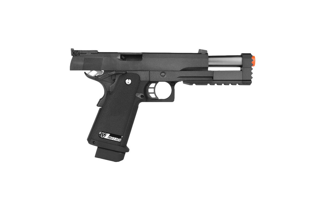 WE-Tech  Full Metal Hi Capa 5.2 R Version GBB Airsoft Pistol (BLACK)