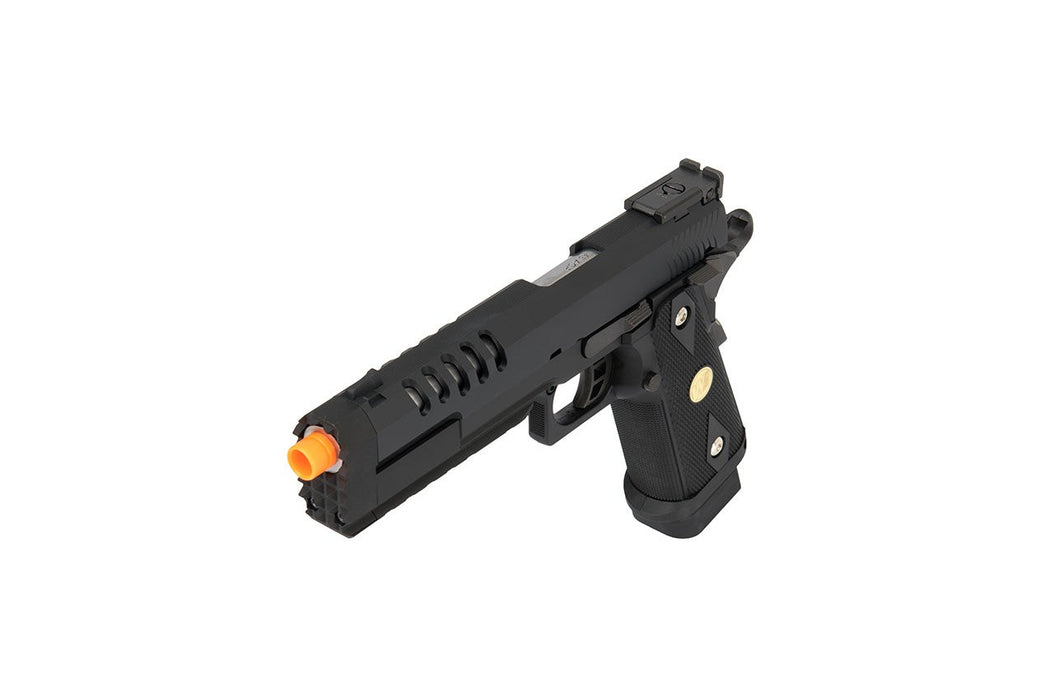 WE Tech 1911 Hi-Capa Custom "Hyper Strike" Gas Blowback Airsoft Pistol (BLACK)