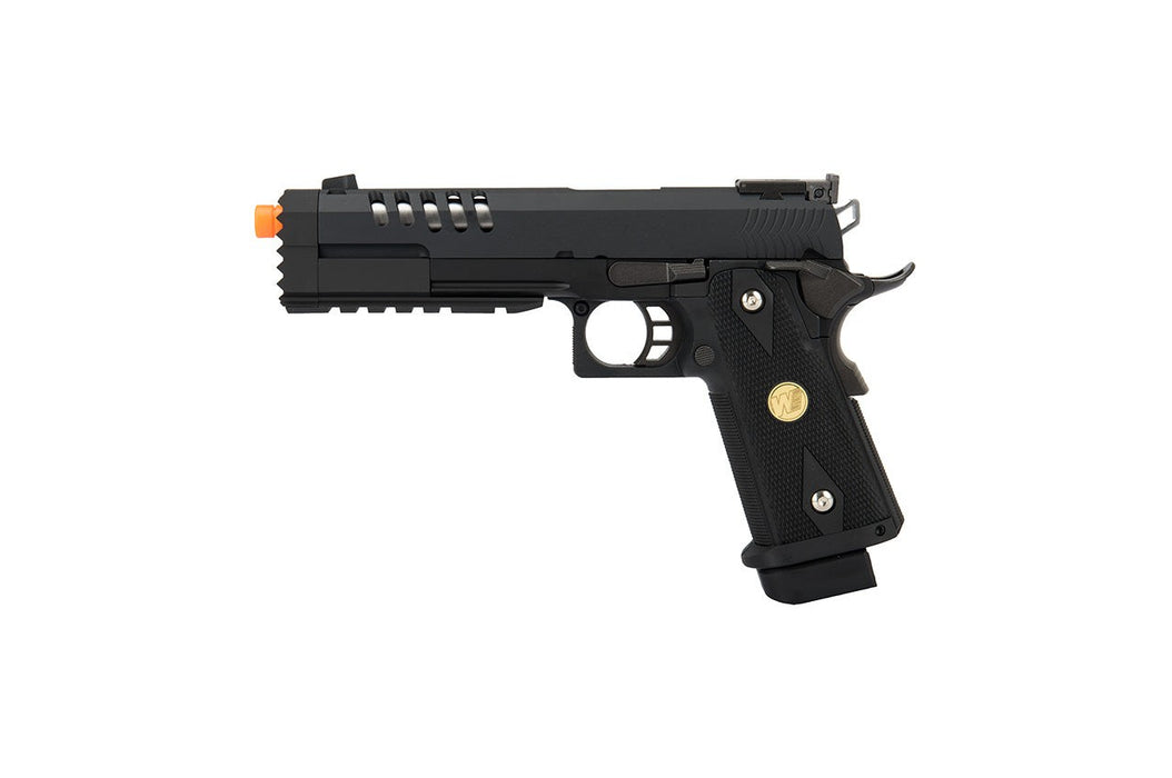 WE Tech 1911 Hi-Capa Custom "Hyper Strike" Gas Blowback Airsoft Pistol (BLACK)