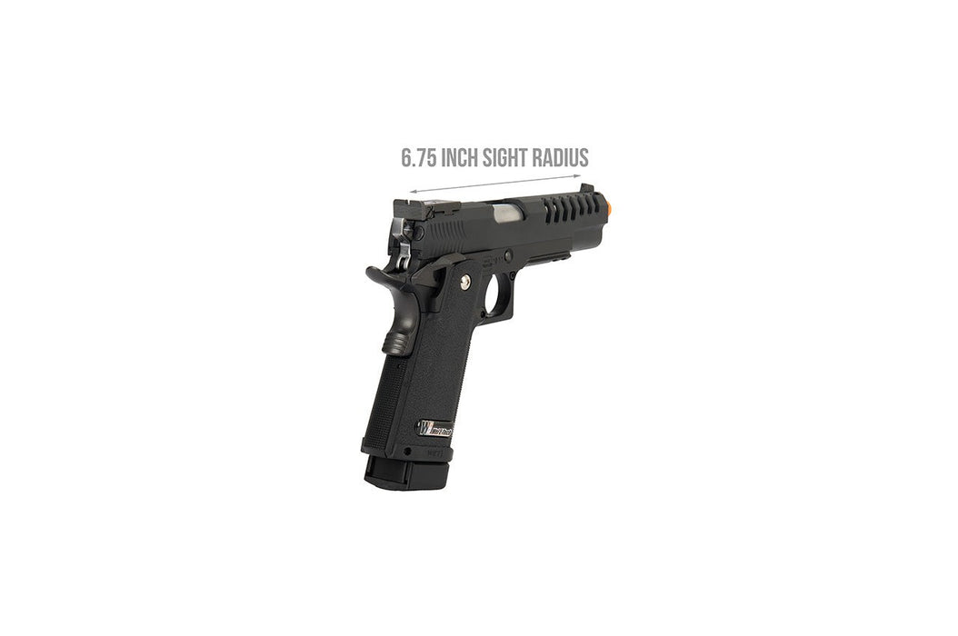 WE Tech 1911 Hi-Capa Hyper Speed Gas Blowback Airsoft PIstol (Black)