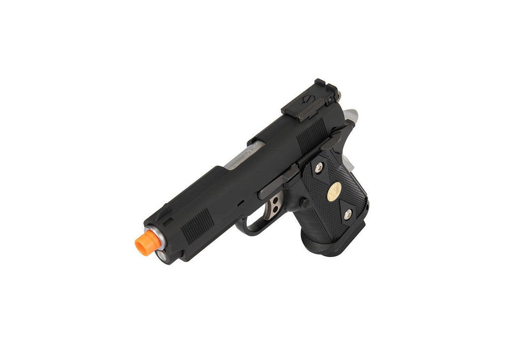 WE Tech 1911 3.8 Baby Hi-Capa Gas Blowback Airsoft Pistol [Version B] (BLACK)