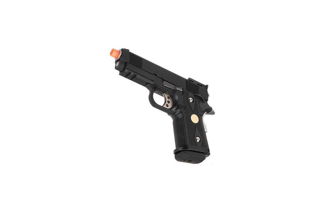 WE Tech 1911 3.8 Baby Hi-Capa Gas Blowback Airsoft Pistol [Version B] (BLACK)