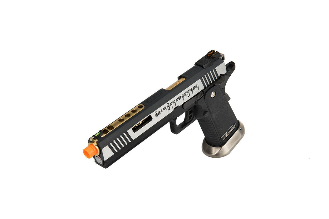 WE Tech 1911 Hi-Capa T-Rex Competition Gas Blowback Airsoft Pistol [Tibetan Version] (TWO TONE / GOLD)