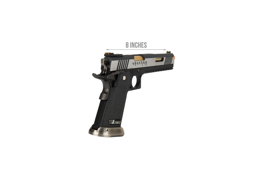 WE Tech 1911 Hi-Capa T-Rex Competition Gas Blowback Airsoft Pistol [Tibetan Version] (TWO TONE / GOLD)