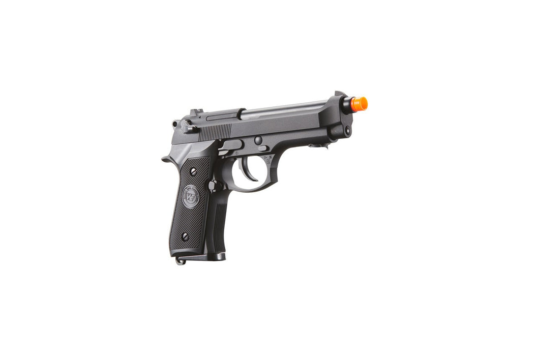 WE-Tech Full Metal M9 Semi Automatic Gas Blowback Pistol (Color: Black)