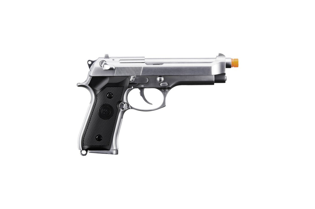 WE-Tech Full Metal M9 Tactical Gas Blowback Airsoft Pistol (Color: Silver)