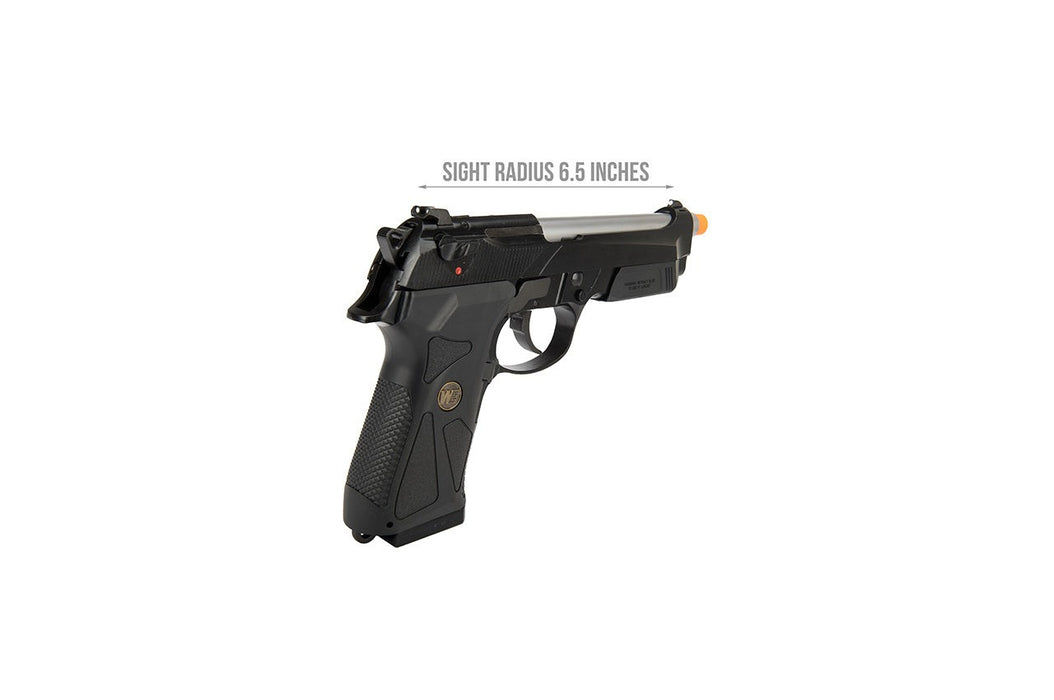 WE Tech 904 M9 Gas Blowback Airsoft Pistol (BLACK)