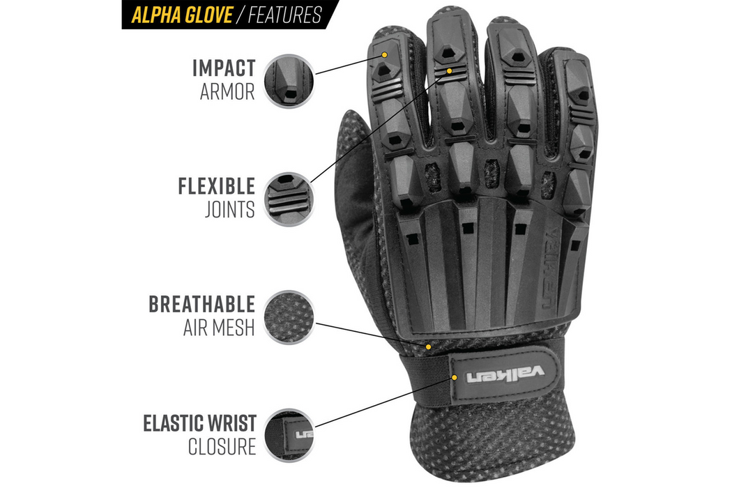 Valken Alpha Full Finger Gloves