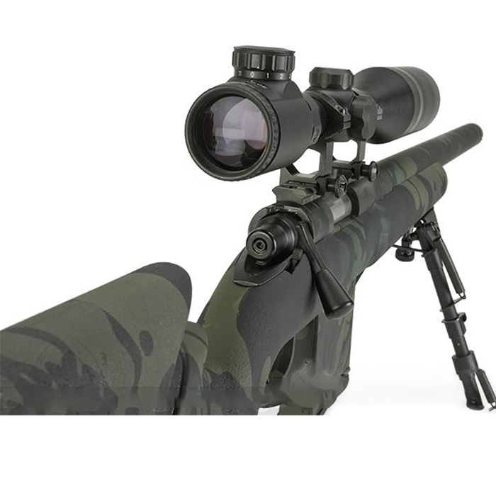 APS M40A3 Bolt Action Airsoft Sniper Rifle 550 FPS Version (Color: Multicam Black / 550 FPS Rifle) - Airsoft Promo