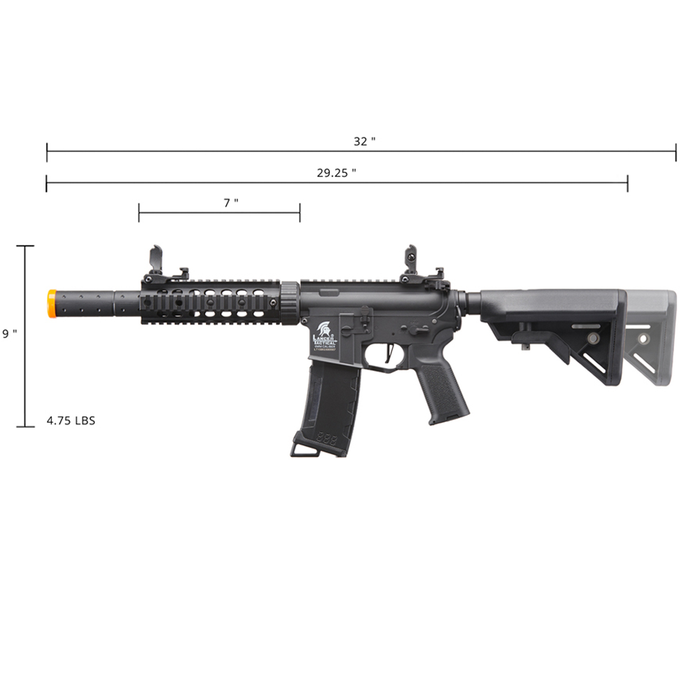 Lancer Tactical Gen 3 M4 Carbine SD AEG Airsoft Rifle