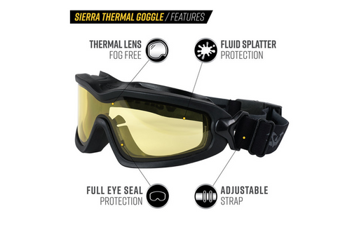 Valken Sierra Thermal Airsoft Goggles - Airsoft Promo