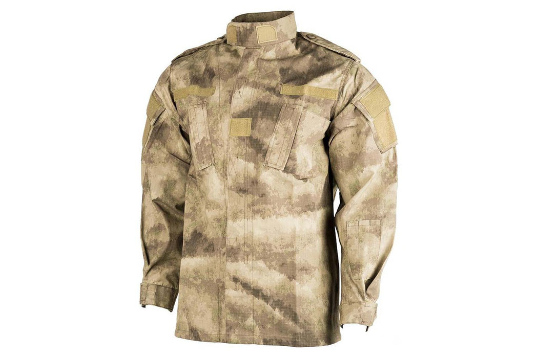 Arid Camo Ripstop BDU Jacket with Pockets and Loop Fields (Size: Medium)