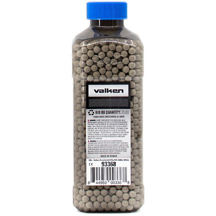 Valken Accelerate ProMatch 0.25g 2,500ct Biodegradable Airsoft BBs - Airsoft Promo