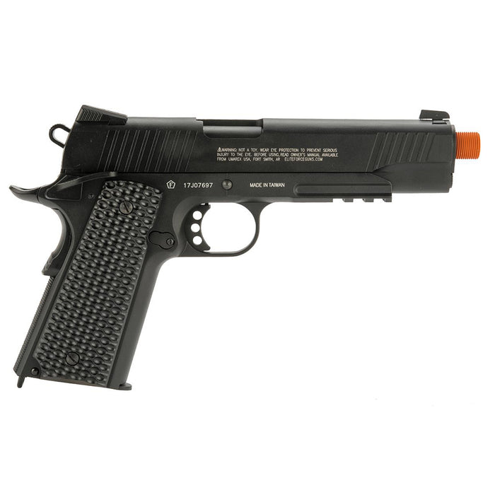 Elite Force Full Metal Gen 3 1911 Tactical CO2 Airsoft Gas Blowback Pistol (Color: Black)