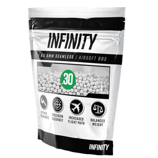 Infinity 0.30g 3,300ct Airsoft BBs (1kg) - Airsoft Promo