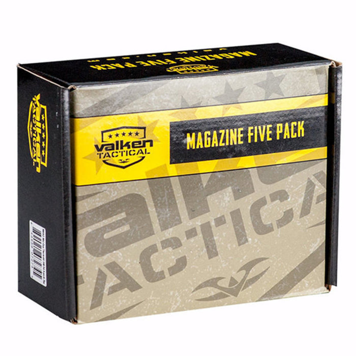 Valken 300rd Thermold RMAG Hi-Cap Airsoft Magazines - 5 Pack