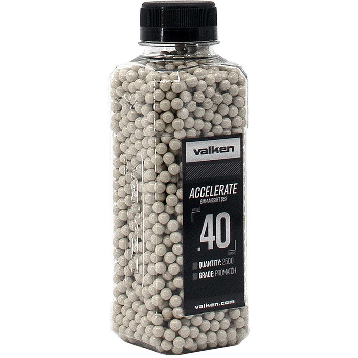 Valken Accelerate ProMatch 0.40g 2,500ct Airsoft BBs - Airsoft Promo